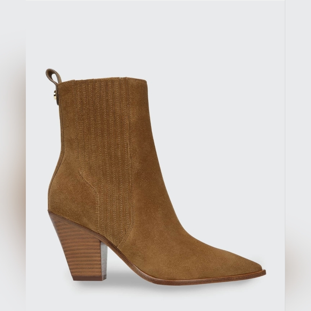 Veronica Beard Sanai 75mm Suede Ankle Booties - SIZE 8.5